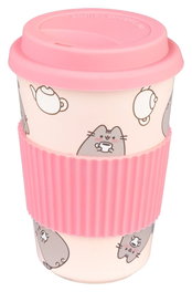 Pusheen mug en céramique avec couvercle 400 ml