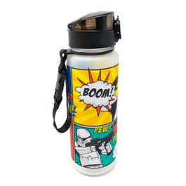 PUCKATOR Gourde réutilisable Star Wars The Original Stormtrooper Comic Strip Pop Top 600 ml sans BPA