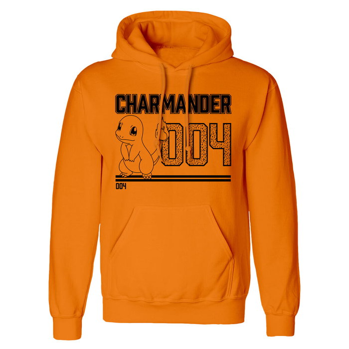 Pokémon Sweat à capuche unisex Pokémon Charmander Line Art Orange Taille S Pokémon Sweat à capuche unisex Pokémon Charmander Line Art Orange Taille S