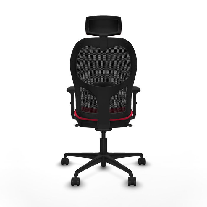 Piqueras y Crespo Chaise de Bureau avec Appui-tête 2D036N2 Rouge Piqueras y Crespo Chaise de Bureau avec Appui-tête 2D036N2 Rouge