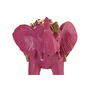 Figurine Décorative Home ESPRIT Doré Fuchsia Eléphant 26 x 13,5 x 19 cm