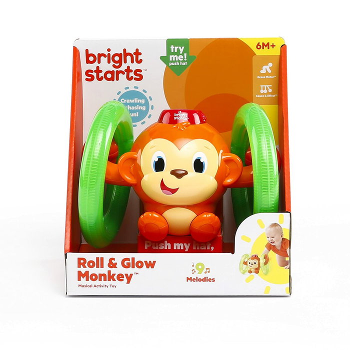 Bright Starts Roll & Glow Monkey K52181