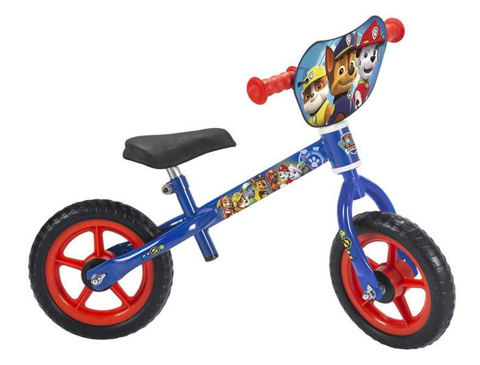 Paw Patrol Bicicleta sin pedales 10" pour enfants (2 à 3 ans) - Vélo sans pédale en fer - Bleu