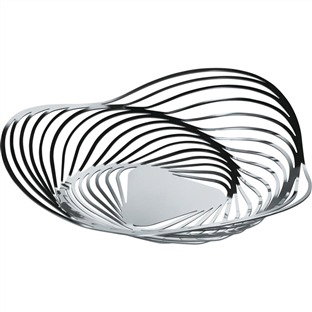 Alessi ACO01 Centre de Table Trinity en Acier Inoxydable 18/10 Design Adam Cornish - Frutier Élégant Alessi ACO01 Centre de Table Trinity en Acier Inoxydable 18/10 Design Adam Cornish - Frutier Élégant