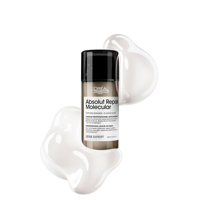 L'Oréal Professionnel Paris Masque Absolut Repair Molecular Sans Rinçage Réparateur Cheveux Abîmés 100 ml