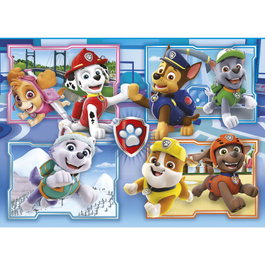 CLEMENTONI Puzzle 2 x 60 Pièces Pat' Patrouille (Paw Patrol) - Chaque Puzzle 27x19 cm