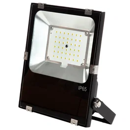 Proyector LED Slimline Pro SMD3030 30W 3600 Lm, 5100K, IP65, Réglable TRIAC 30-100%, Lumileds 3030, Projecteur Extérieur