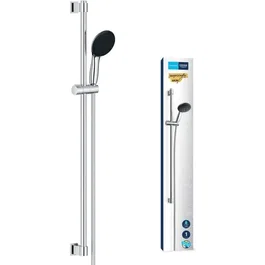 Grohe Ensemble de douche Vitalio Start 110 26953001 avec pommeau 1 jet, barre 90 cm, flexible - Technologie économie d'eau - Chromé