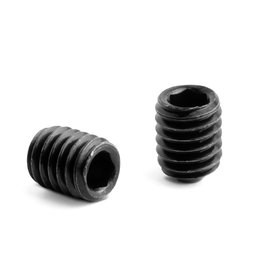 HERRAJES ALK Vis prisionnaire M6-8 noir en acier