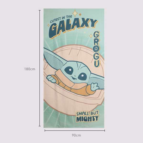 Serviette en Microfibre The Mandalorian 90 x 180 x 1 cm