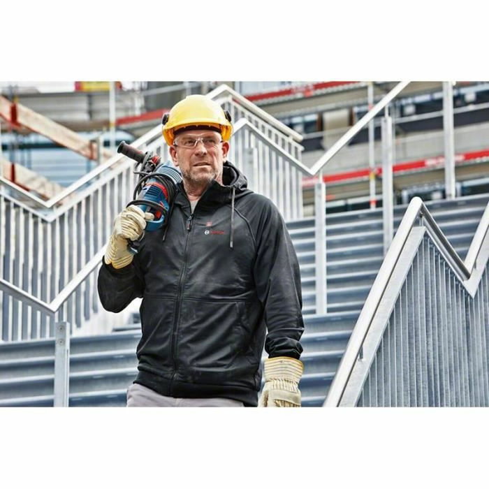 Bosch Professional Veste chauffante GHH 12+18V XA + GAA 12V-21 - Noir - 2XL