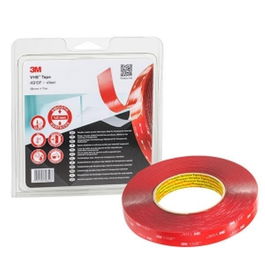 3M Ruban Acrylique VHB 4910F 19mm x 11m Transparente 1mm Adhésif Double Face Haute Performance