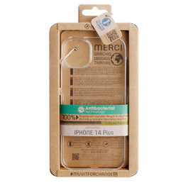 Muvit Recycletek Coque pour Apple iPhone 14 – Protection recyclée et recyclable