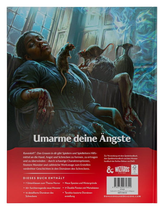Wizards of the Coast Dungeons & Dragons RPG Ravenloft: Das Grauen in Dir (Allemand)