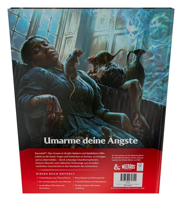 Wizards of the Coast Dungeons & Dragons RPG Ravenloft: Das Grauen in Dir (Allemand)