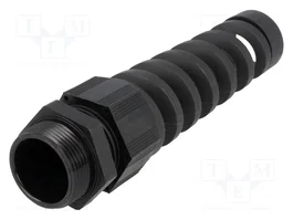 HELU Presse-étoupe PG21 noir avec manchon