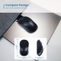 Ewent EW3218 Souris optique sans fil 2.4 GHz, noir, réglage DPI 800/1200/1600, clics silencieux