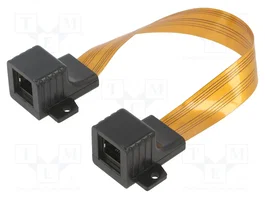 LANBERG Extendeur Ethernet ruban Cat 5/5e 0,17m orange