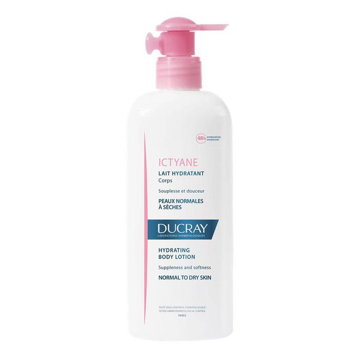 Ducray Ictyane - Lait Hydratant Corps et Visage pour Peaux Sèches à Très Sèches - 400 ml Ducray Ictyane - Lait Hydratant Corps et Visage pour Peaux Sèches à Très Sèches - 400 ml
