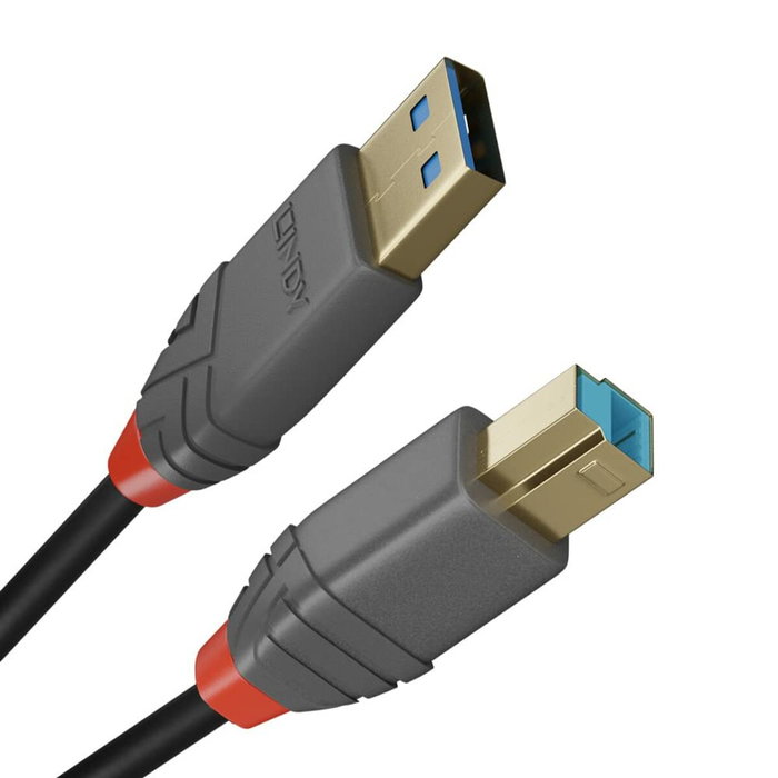 Lindy Câble USB 3.2 Type A vers B Anthra Line 2m