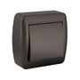 Solera Pulsador de campana 10A 250V~ Série Mural Couleur Grafito 74x72x28 mm