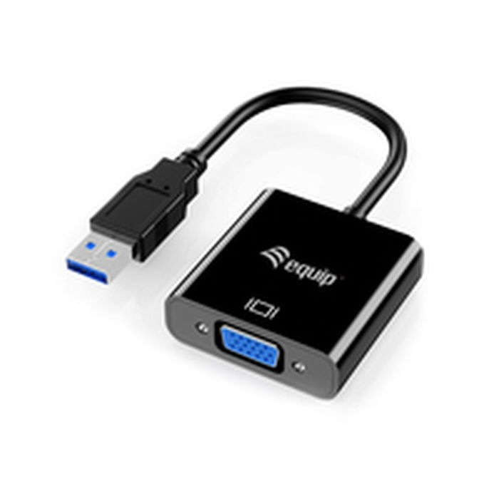Adaptateur USB vers VGA Equip 133384 Noir