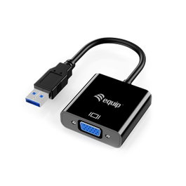 Equip Adaptateur USB 3.0 Mâle vers VGA Femelle pour écran HD 1920x1080
