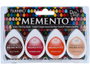 Tsukineko Set de 4 tampons d'encre goutte MEMENTO couleurs Arizona