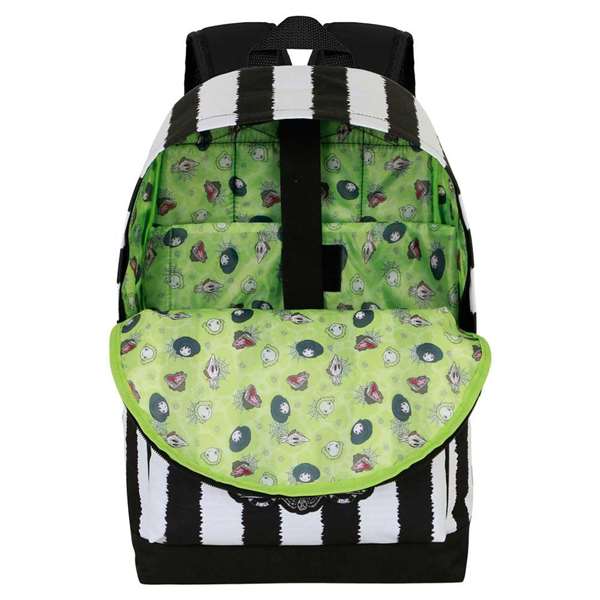 Karactermania Mochila HS FAN 2.2 Bitelchús / Beetlejuice Stripes Sac à dos urbain rayures - 31 x 18 x 44 cm