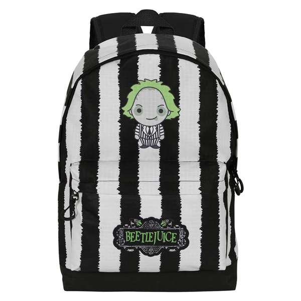 Karactermania Mochila HS FAN 2.2 Bitelchús / Beetlejuice Stripes Sac à dos urbain rayures - 31 x 18 x 44 cm