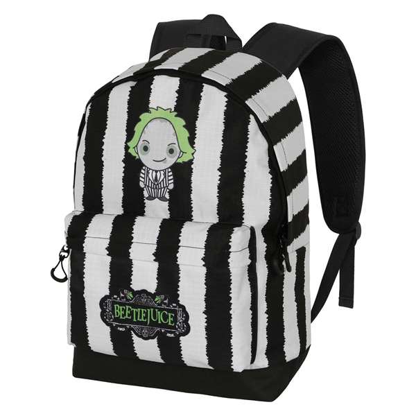 Karactermania Mochila HS FAN 2.2 Bitelchús / Beetlejuice Stripes Sac à dos urbain rayures - 31 x 18 x 44 cm