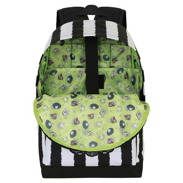 Karactermania Mochila HS FAN 2.2 Bitelchús / Beetlejuice Stripes Sac à dos urbain rayures - 31 x 18 x 44 cm