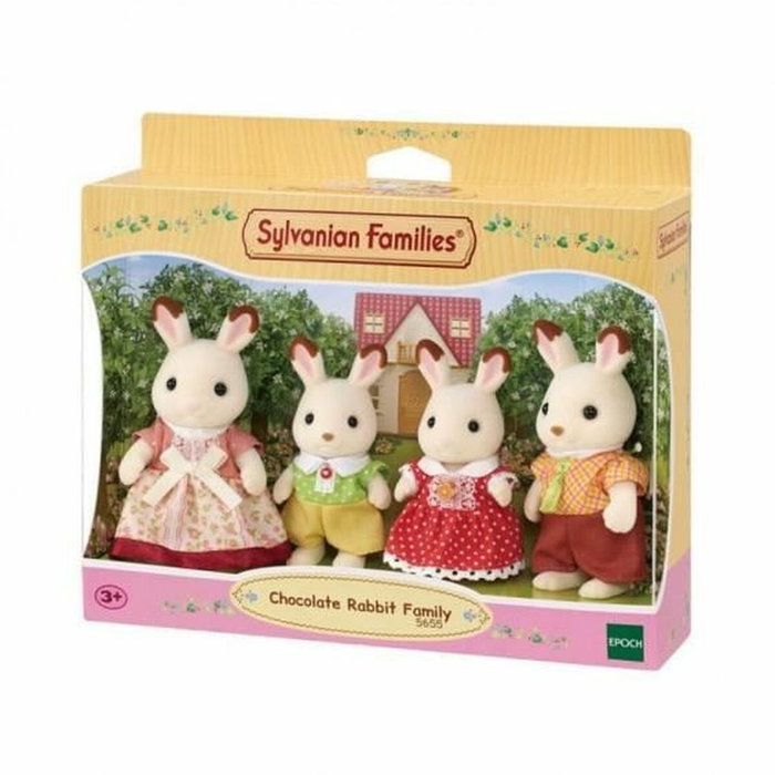 Sylvanian Families La famille Lapin Chocolat - 4 figurines articulées Sylvanian Families La famille Lapin Chocolat - 4 figurines articulées