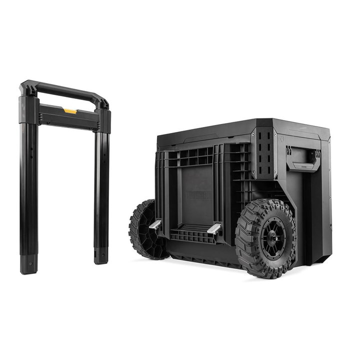 Toughbuilt Stacktech Caisse à outils avec roues, 1 tiroir, fermeture, 53 x 40,5 x 67 cm