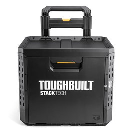 Toughbuilt Stacktech Caisse à outils avec roues, 1 tiroir, fermeture, 53 x 40,5 x 67 cm