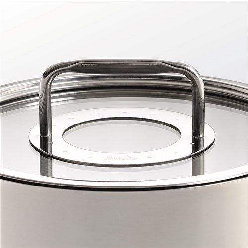 Fissler Casserole avec couvercle Bonn 20 cm – 2,4 L – Acier inoxidable 18/10 – Fond Superthermic pour induction – Réf. 086-122-20-000/0