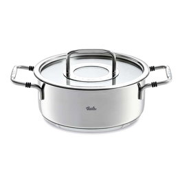 Fissler Casserole avec couvercle Bonn 20 cm – 2,4 L – Acier inoxidable 18/10 – Fond Superthermic pour induction – Réf. 086-122-20-000/0