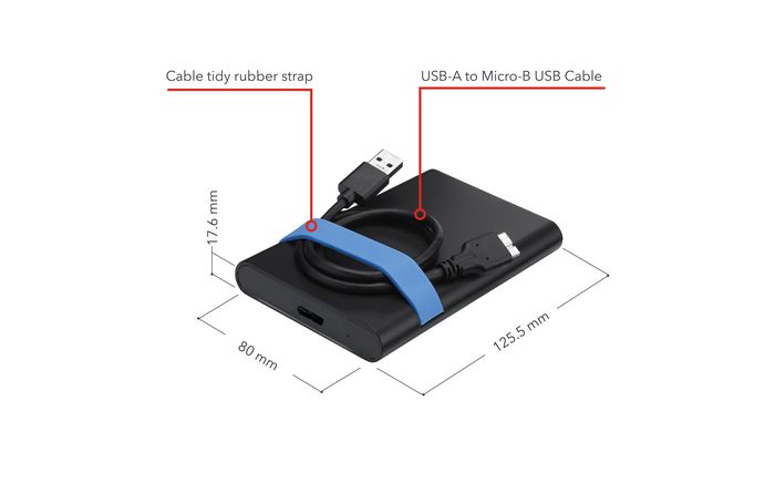 Verbatim Boîtier Externe pour HDD/SSD 2.5" SATA - USB 3.2 Gen 1 - Montage Sans Outil