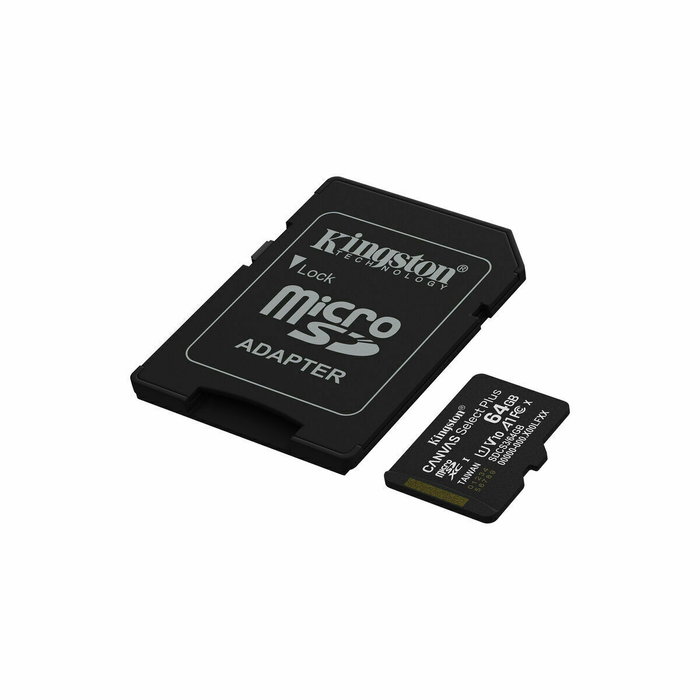 Carte Mémoire Micro SD avec Adaptateur Kingston SDCS3/64GB 64 GB