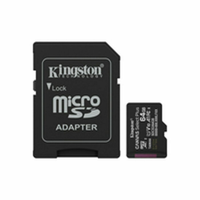 Carte Mémoire Micro SD avec Adaptateur Kingston SDCS3/64GB 64 GB