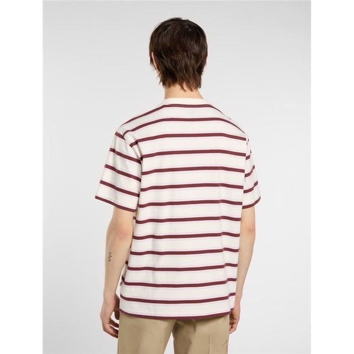 T-shirt à manches courtes homme Dickies York Stripe Ss Blanc 14-16 Ans