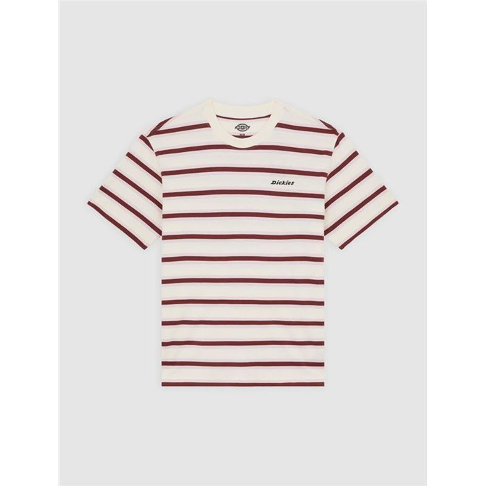 T-shirt à manches courtes homme Dickies York Stripe Ss Blanc 14-16 Ans