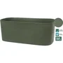 Garden Id Jardinière XL RESPECT avec réserve d'eau 80 x 38 cm Vert de gris - Fabriquée à partir de déchets ménagers recyclés et recyclable - Durable et résistante aux intempéries