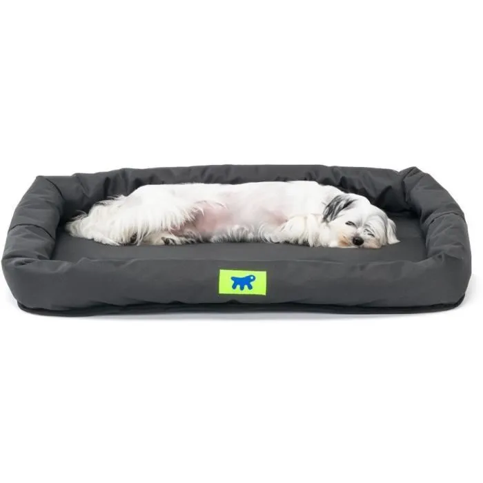 Ferplast Matelas pour chien TENDER TECH - 61 x 46 x 5 cm - Noir - Déhoussable - Antidérapant, Hydrofuge et Anti-rayures