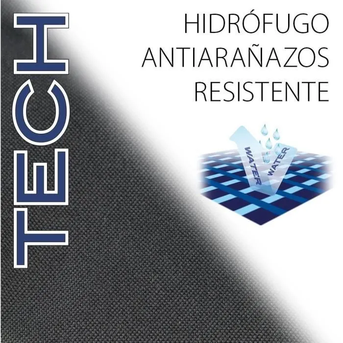 Ferplast Matelas pour chien TENDER TECH - 61 x 46 x 5 cm - Noir - Déhoussable - Antidérapant, Hydrofuge et Anti-rayures