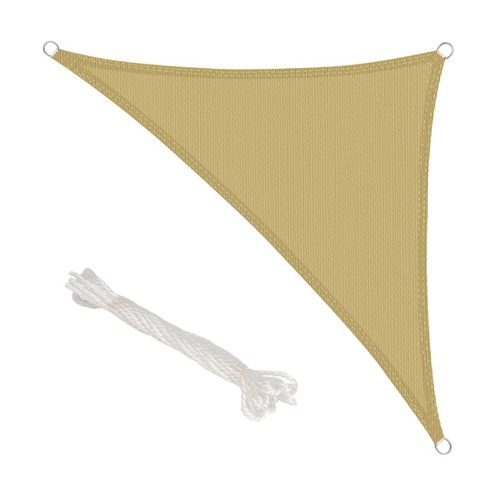 SATURNIA Voile d'ombrage triangulaire Beige 3,6x3,6x3,6 m SATURNIA Voile d'ombrage triangulaire Beige 3,6x3,6x3,6 m