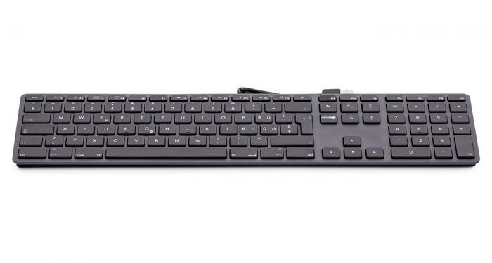 LMP KB-1243 Clavier USB Mac 110 touches AZERTY (ISO) avec pavé numérique, deux ports USB 2.0 et couverture supérieure en aluminium - Alternative au clavier Apple Magic LMP KB-1243 Clavier USB Mac 110 touches AZERTY (ISO) avec pavé numérique, deux ports USB 2.0 et couverture supérieure en aluminium - Alternative au clavier Apple Magic