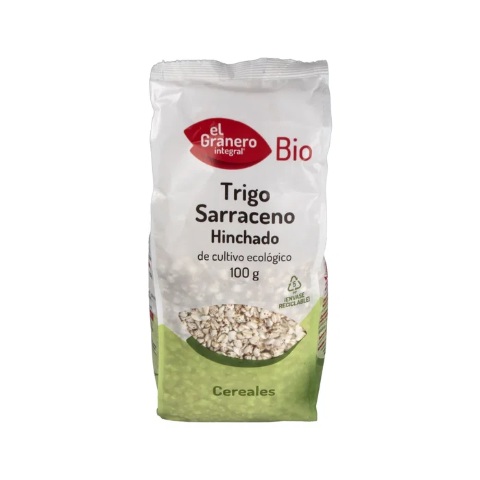 EL GRANERO Trigo Sarraceno Hinchado 100Gr - Sarrasin Soufflé Bio EL GRANERO Trigo Sarraceno Hinchado 100Gr - Sarrasin Soufflé Bio