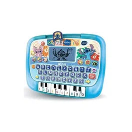 VTech - Ma tablette éducative Stitch pour enfants 4-8 ans - 10 activités et 4 modes de jeu - 3 niveaux de difficulté - Langue française - Bleu