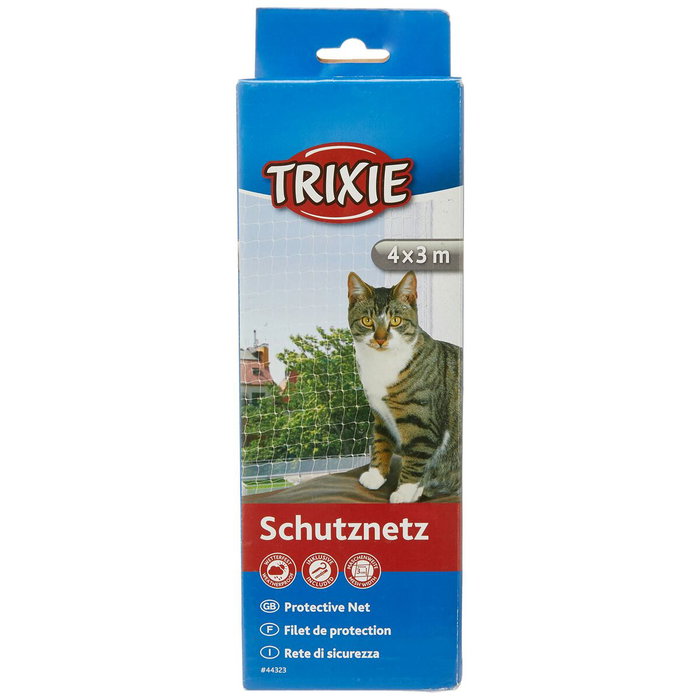 Trixie Filet de protection pour chat transparent 4 x 3 m